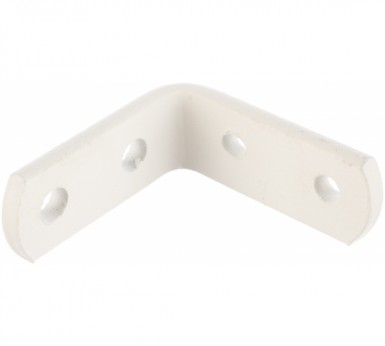 Кронштейн бытовой окрашенный белый 50*50*20*4,0 м |  «ТАТМЕТИЗ» Кронштейн бытовой окрашенный белый 50*50*20*4,0 м -  магазин «ТАТМЕТИЗ»