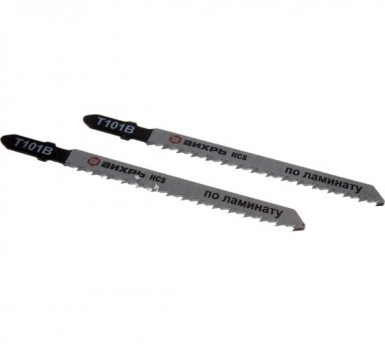 Пилки для лобзика Т101В по ламинату, чистый рез 100х75мм (2 шт) Вихрь -  магазин крепежа «ТАТМЕТИЗ»