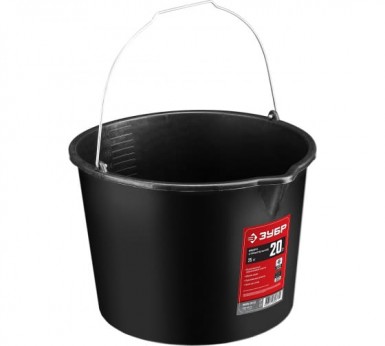 Ведро пластиковое 20л, ЗУБР "МАСТЕР" строительное |  «ТАТМЕТИЗ» Ведро пластиковое 20л, ЗУБР "МАСТЕР" строительное -  магазин «ТАТМЕТИЗ»