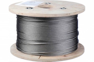 Трос ср.мягкости  ART 8379 7х7 А4 нержавейка   5мм (250 м/бух) |  «ТАТМЕТИЗ» Трос ср.мягкости  ART 8379 7х7 А4 нержавейка   5мм (250 м/бух) -  магазин «ТАТМЕТИЗ»