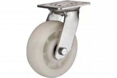 Колеса большегрузные НЕЙЛОН поворотное с площадкой и тормозом d 200 мм |  «ТАТМЕТИЗ» Колеса большегрузные НЕЙЛОН поворотное с площадкой и тормозом d 200 мм -  магазин «ТАТМЕТИЗ»