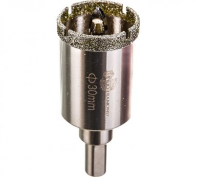 Коронка алмазная по керамике с центр. сверлом 30мм Trio |  «ТАТМЕТИЗ» Коронка алмазная по керамике с центр. сверлом 30мм Trio -  магазин «ТАТМЕТИЗ»