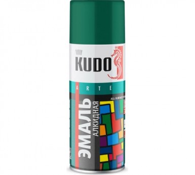 Краска аэроз. KUDO 520 мл. №1007  ТЕМНО-ЗЕЛЕНАЯ  RAL 6016 |  «ТАТМЕТИЗ» Краска аэроз. KUDO 520 мл. №1007  ТЕМНО-ЗЕЛЕНАЯ  RAL 6016 -  магазин «ТАТМЕТИЗ»