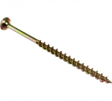 Саморезы потай по дереву желтые, PH2  4,2х76 (4 500 шт/уп) SR |  «ТАТМЕТИЗ» Саморезы потай по дереву желтые, PH2  4,2х76 (4 500 шт/уп) SR -  магазин «ТАТМЕТИЗ»