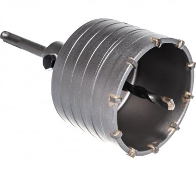 Коронка алмазная  82мм, по бетону, железобетону, SDS+, Hardcore |  «ТАТМЕТИЗ» Коронка алмазная  82мм, по бетону, железобетону, SDS+, Hardcore -  магазин «ТАТМЕТИЗ»