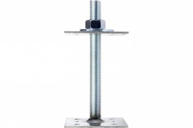 Анкер регулировочный по высоте ARH (80 х 80 мм)-М24, H-200мм |  «ТАТМЕТИЗ» Анкер регулировочный по высоте ARH (80 х 80 мм)-М24, H-200мм -  магазин «ТАТМЕТИЗ»