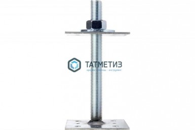 Анкер регулировочный по высоте ARH (80 х 80 мм)-М20, H-200мм |  «ТАТМЕТИЗ» Анкер регулировочный по высоте ARH (80 х 80 мм)-М20, H-200мм -  магазин «ТАТМЕТИЗ»