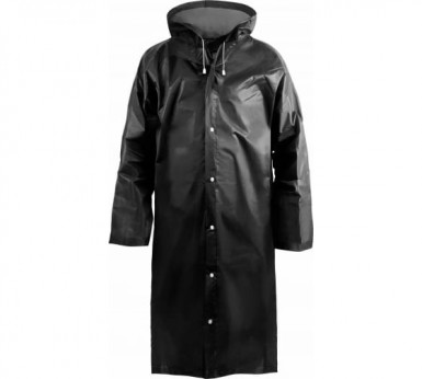 Дождевик черный EVA с капюшоном (на кнопках) Komfi/50 |  «ТАТМЕТИЗ» Дождевик черный EVA с капюшоном (на кнопках) Komfi/50 -  магазин «ТАТМЕТИЗ»