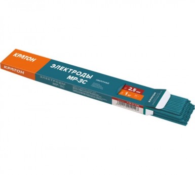 Электроды МР-3С №2,5 Кратон синие (1 кг/уп) |  «ТАТМЕТИЗ» Электроды МР-3С №2,5 Кратон синие (1 кг/уп) -  магазин крепежа «ТАТМЕТИЗ»