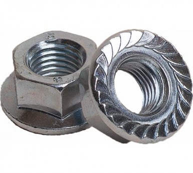 Гайка с фланцем DIN 6923, оц М12  (1400 шт/уп) R |  «ТАТМЕТИЗ» Гайка с фланцем DIN 6923, оц М12  (1400 шт/уп) R -  магазин «ТАТМЕТИЗ»