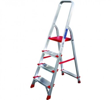 Стремянка 4 ступени, алюминиевая, шир. ступени 130 мм NV |  «ТАТМЕТИЗ» Стремянка 4 ступени, алюминиевая, шир. ступени 130 мм NV -  магазин «ТАТМЕТИЗ»