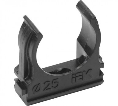 Клипса трубная 25  (100 шт/уп) IEK -  магазин крепежа «ТАТМЕТИЗ»