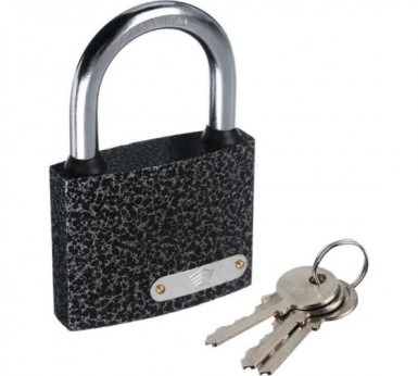 Замок навесной влагонепроницаемый, длинная дужка, 75мм ЕРМАК |  «ТАТМЕТИЗ» Замок навесной влагонепроницаемый, длинная дужка, 75мм ЕРМАК -  магазин «ТАТМЕТИЗ»