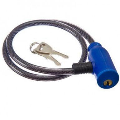 Замок тросовый 600мм, d 7мм, противоугонный, велосипедный ЕРМАК |  «ТАТМЕТИЗ» Замок тросовый 600мм, d 7мм, противоугонный, велосипедный ЕРМАК -  магазин «ТАТМЕТИЗ»