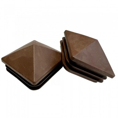 Заглушка для труб квадратная,100 х 100 мм ДОМИК КОРИЧНЕВАЯ |  «ТАТМЕТИЗ» Заглушка для труб квадратная,100 х 100 мм ДОМИК КОРИЧНЕВАЯ -  магазин «ТАТМЕТИЗ»