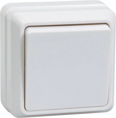 Выключатель 1-кл. ОП Октава 10А IP20 BC20-1-0-ОБ белый ИЭК EVO10-K01-10-DC -  магазин «ТАТМЕТИЗ»