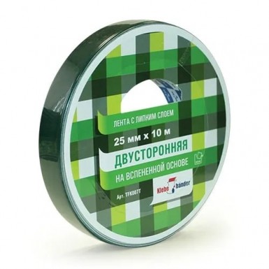 Лента двусторонняя для зеркал, 25 мм х 10 м, на спененной основе, Klebebander/6 |  «ТАТМЕТИЗ» Лента двусторонняя для зеркал, 25 мм х 10 м, на спененной основе, Klebebander/6 -  магазин «ТАТМЕТИЗ»