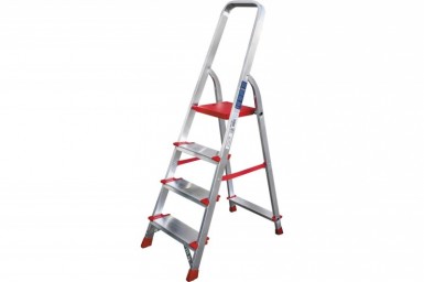 Стремянка 4 ступени, алюминиевая, шир. ступени 130 мм NV* |  «ТАТМЕТИЗ» Стремянка 4 ступени, алюминиевая, шир. ступени 130 мм NV* -  магазин «ТАТМЕТИЗ»