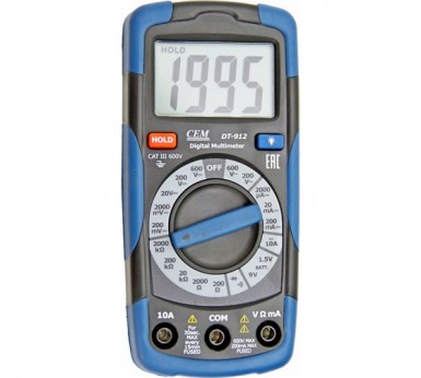 Мультиметр цифровой DT-912 CEM -  магазин «ТАТМЕТИЗ»