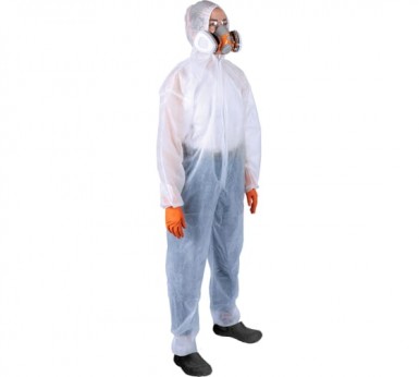 Комбинезон нетканый защитный, XXL (56-58 р-р), белый, 30 г/м2 /50 |  «ТАТМЕТИЗ» Комбинезон нетканый защитный, XXL (56-58 р-р), белый, 30 г/м2 /50 -  магазин «ТАТМЕТИЗ»