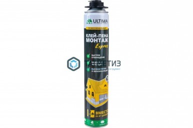 Клей-пена ULTIMA EXPRESS МОНТАЖ монтажно-строительная 750 мл / 12 -  магазин крепежа «ТАТМЕТИЗ»