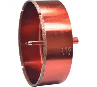 Коронка алмазная по керамограниту и мрамору с напр. сверлом 115мм Hardcore |  «ТАТМЕТИЗ» Коронка алмазная по керамограниту и мрамору с напр. сверлом 115мм Hardcore -  магазин «ТАТМЕТИЗ»