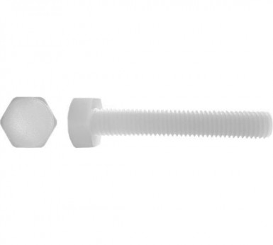 Болт М  6 х 20 полиамид DIN 933  (200 шт) -  магазин крепежа «ТАТМЕТИЗ»