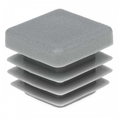 Заглушка для труб квадратная 20 х 20 мм (400 шт/уп) серая |  «ТАТМЕТИЗ» Заглушка для труб квадратная 20 х 20 мм (400 шт/уп) серая -  магазин «ТАТМЕТИЗ»