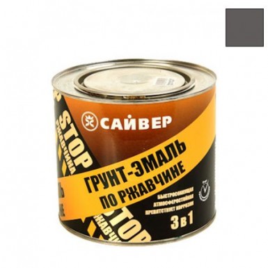 Грунт-эмаль по ржавчине ХВ 3 в 1 Сайвер серая 2 кг. 6 |  «ТАТМЕТИЗ» Грунт-эмаль по ржавчине ХВ 3 в 1 Сайвер серая 2 кг. 6 -  магазин «ТАТМЕТИЗ»