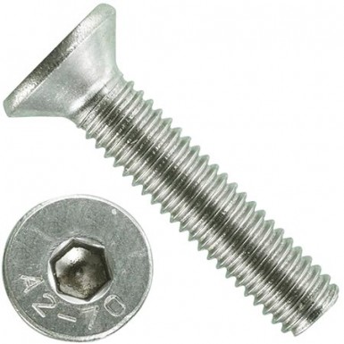 Винт DIN 7991 А2  М16 х 30 с потай головкой и внутр.шестигранником |  «ТАТМЕТИЗ» Винт DIN 7991 А2  М16 х 30 с потай головкой и внутр.шестигранником -  магазин «ТАТМЕТИЗ»