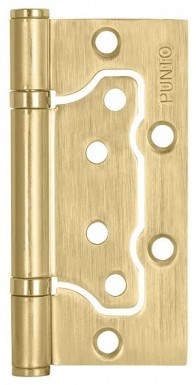 Петля универсальная без врезки 200-2В 100 х 2,5 мм  МАТ. ЗОЛОТО |  «ТАТМЕТИЗ» Петля универсальная без врезки 200-2В 100 х 2,5 мм  МАТ. ЗОЛОТО -  магазин «ТАТМЕТИЗ»