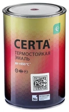 Эмаль термостойкая  ЗЕЛЕНАЯ  Церта, 0,8 кг |  «ТАТМЕТИЗ» Эмаль термостойкая  ЗЕЛЕНАЯ  Церта, 0,8 кг -  магазин «ТАТМЕТИЗ»