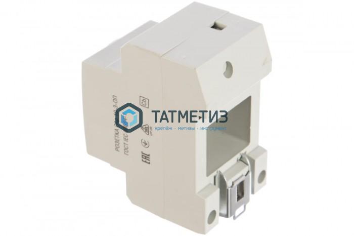 Розетка силовая РАр10-3-ОП с заземл. на DIN-рейку ИЭК Розетка силовая РАр10-3-ОП с заземл. на DIN-рейку ИЭК