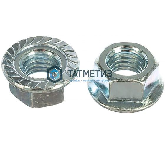 Гайка  М10 DIN 6923 А2-70 с фланцем Гайка  М10 DIN 6923 А2-70 с фланцем