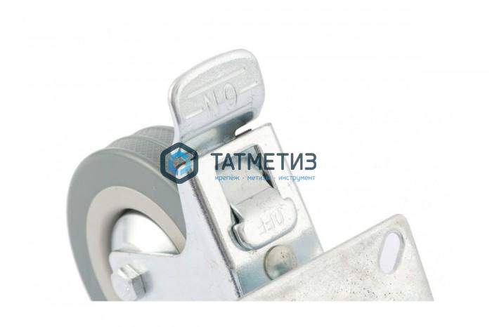 Колесо  поворотное с тормозом d-50мм, крепление  платформенное // СИБРТЕХ Колесо  поворотное с тормозом d-50мм, крепление  платформенное // СИБРТЕХ