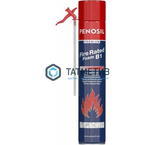 Пена монтажная проф огнестойкая PENOSIL Fire Rated PREMIUM GUNFOAM B1, 750 мл Пена монтажная проф огнестойкая PENOSIL Fire Rated PREMIUM GUNFOAM B1, 750 мл
