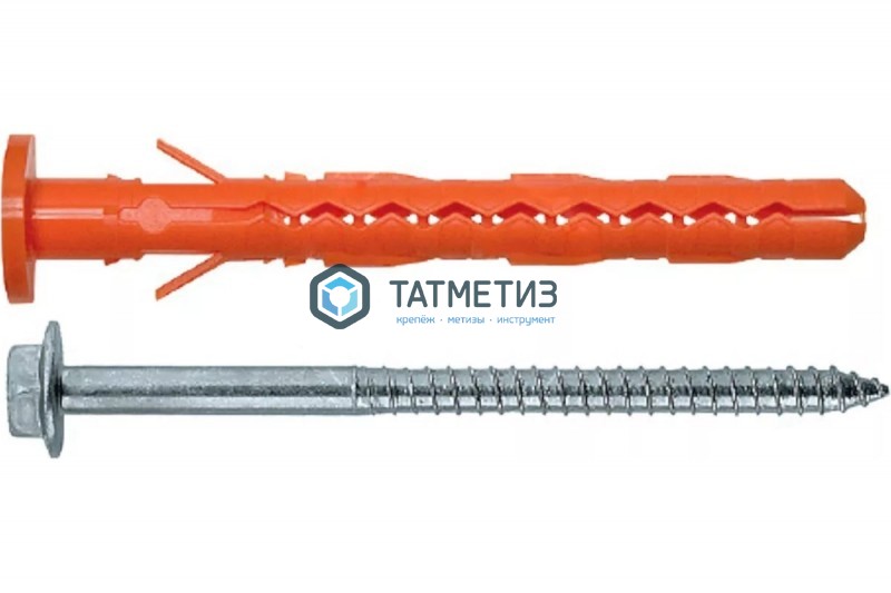 MBK-STB Дюбель фасадный с бортом 10х100 (50) MBK-STB Дюбель фасадный с бортом 10х100 (50)