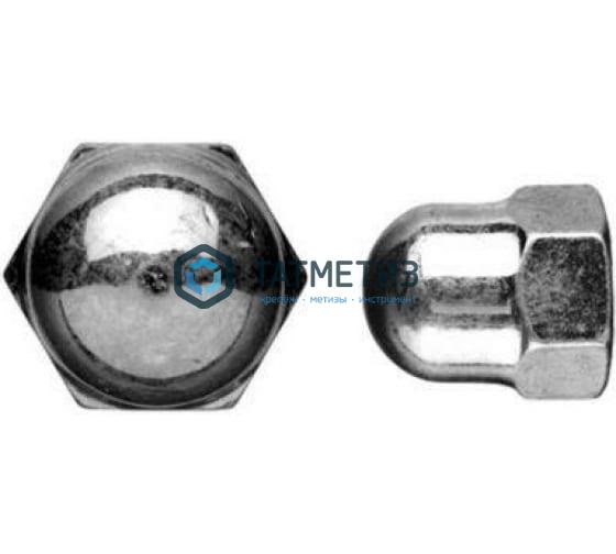 Гайка  колпачковая М 6 DIN 1587 А4 нержавейка Гайка  колпачковая М 6 DIN 1587 А4 нержавейка