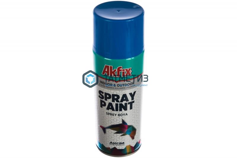 Краска аэроз. СИНЯЯ  глянц. RAL5017 400ML Gw.300Gr(6) Akfix Краска аэроз. СИНЯЯ  глянц. RAL5017 400ML Gw.300Gr(6) Akfix