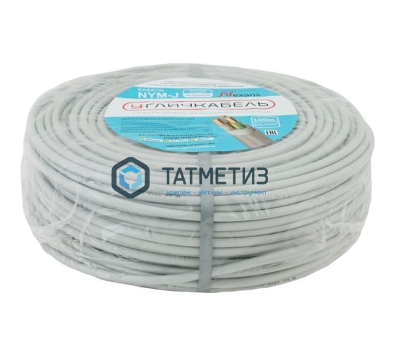 Кабель силовой NYM 3 х 1,5 мм  (100 м/бух) Кабель силовой NYM 3 х 1,5 мм  (100 м/бух)