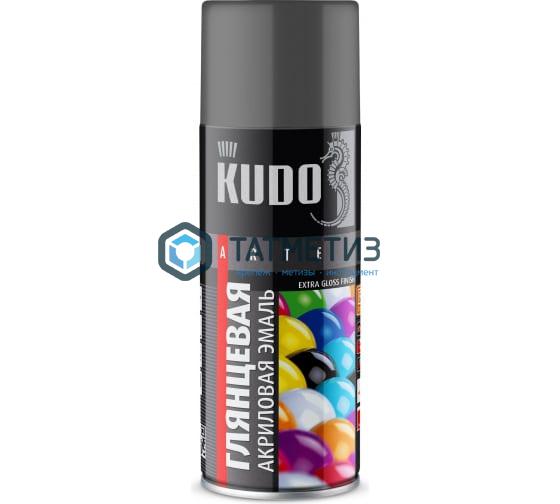 Краска аэроз. KUDO 520 мл. №1016  ТЕМНО-СЕРАЯ  RAL 7012 Краска аэроз. KUDO 520 мл. №1016  ТЕМНО-СЕРАЯ  RAL 7012