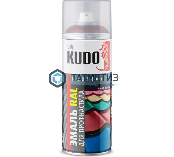 Краска аэроз. KUDO 520 мл. №1004  ВИШНЕВАЯ RAL 3011 Краска аэроз. KUDO 520 мл. №1004  ВИШНЕВАЯ RAL 3011