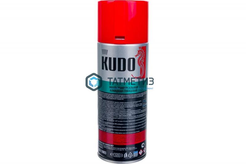 Краска аэроз. KUDO 520 мл. №1003  КРАСНАЯ RAL 3020 Краска аэроз. KUDO 520 мл. №1003  КРАСНАЯ RAL 3020