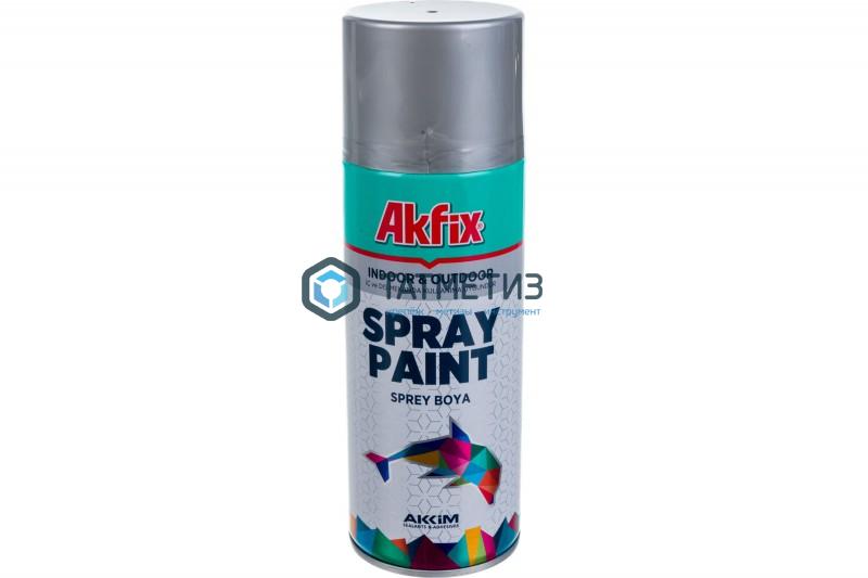 Краска аэроз. АЛЮМИНЕВАЯ  RAL9006 400Ml Gw.300Gr (6 Akfix Краска аэроз. АЛЮМИНЕВАЯ  RAL9006 400Ml Gw.300Gr (6 Akfix