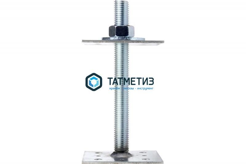 Анкер регулировочный по высоте ARH (80 х 80 мм)-М20, H-200мм Анкер регулировочный по высоте ARH (80 х 80 мм)-М20, H-200мм