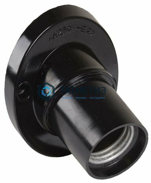 Эл.патрон E27 угловой настенный карболит. черн. ИЭК | «ТАТМЕТИЗ» Эл.патрон E27 угловой настенный карболит. черн. ИЭК - магазин крепежа «ТАТМЕТИЗ»