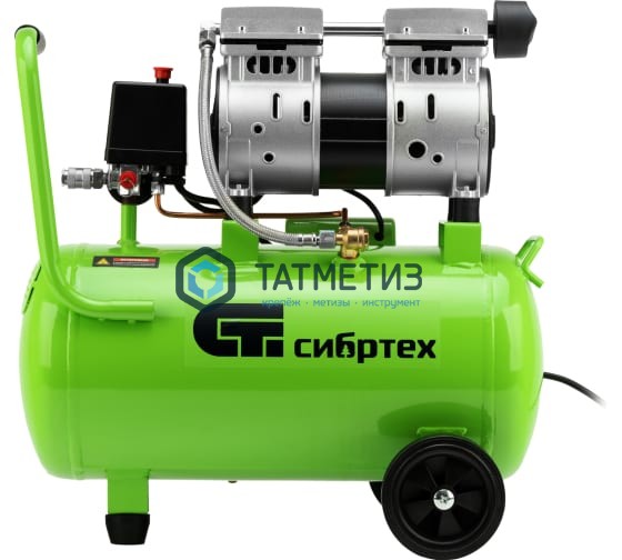 Компрессор безмаслянный малошумный МБ 1100/24,1100 Вт, 24 л, 170 л/мин// Сибртех Компрессор безмаслянный малошумный МБ 1100/24,1100 Вт, 24 л, 170 л/мин// Сибртех