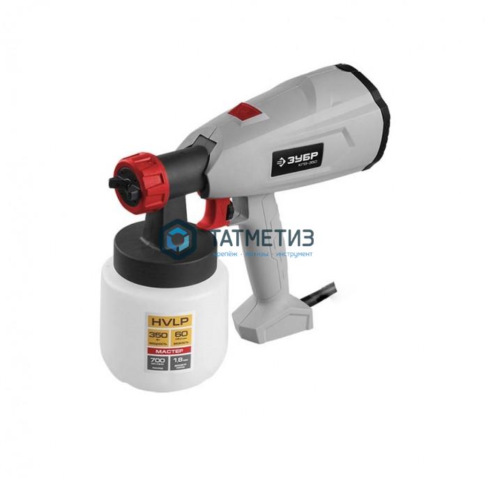 Краскопульт электрич, ЗУБР, HVLP, 0.8л, 0-700мл/мин, вязкость краски 60 DIN/сек, сопло 1.8мм, 350Вт Краскопульт электрич, ЗУБР, HVLP, 0.8л, 0-700мл/мин, вязкость краски 60 DIN/сек, сопло 1.8мм, 350Вт