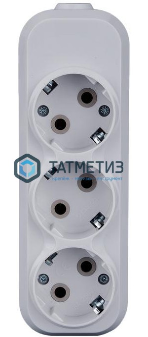 Колодка удлинителя 3-м с/з АВС-плас 16А с выкл.бел. TOKOV ELECTRIC Колодка удлинителя 3-м с/з АВС-плас 16А с выкл.бел. TOKOV ELECTRIC