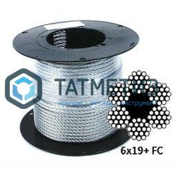 Трос  стальной оц. 6 мм DIN 3060  (1000 м/бух) Трос  стальной оц. 6 мм DIN 3060  (1000 м/бух)